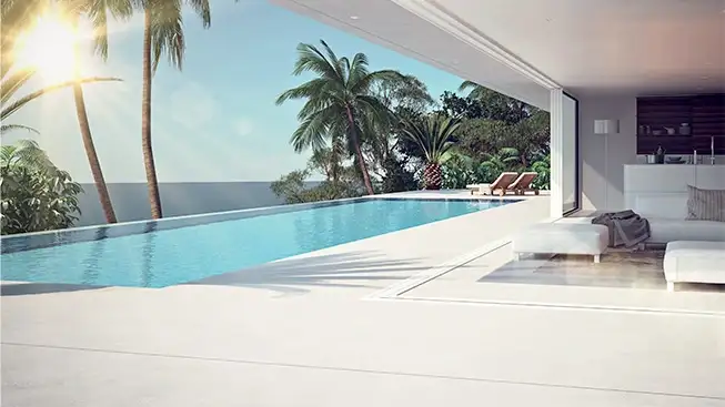 Piscine de rêve et étanche